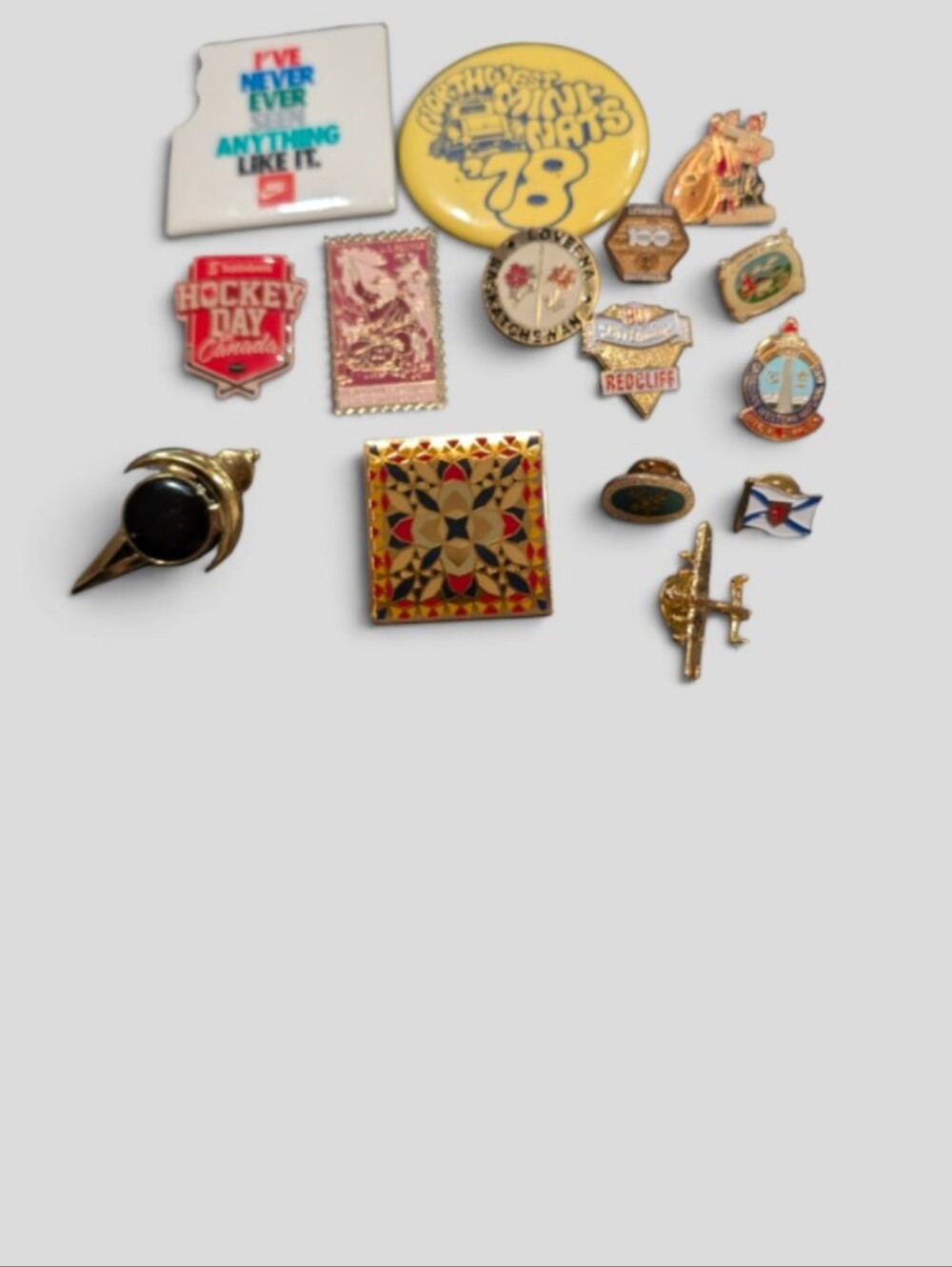 Assorted Gold-Tone and Multicolor Decorative Pins - Home Accents Collection